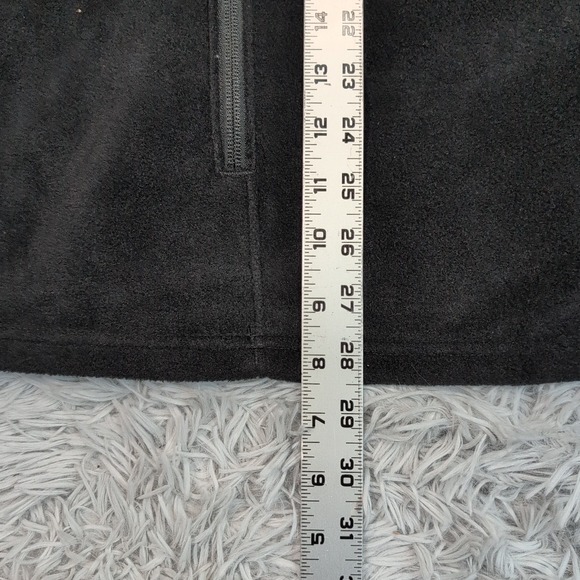 Eddie Bauer‎ Vest Mens XL Black Gorpcore Outdoors Zip Up Pockets Soft Fleece - Picture 4 of 10